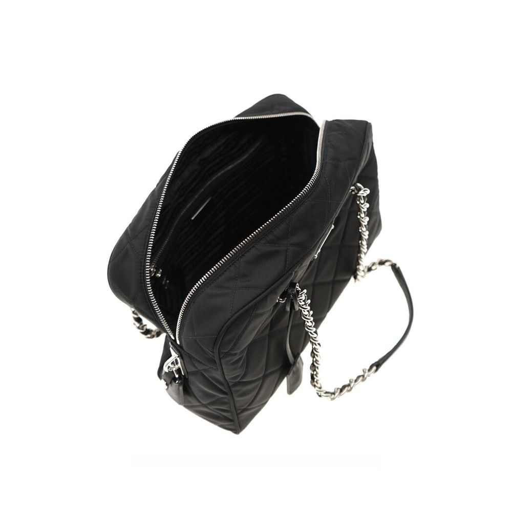Prada Black Nylon Shoulder Bag (Ref. PR9183303794900) - Back view