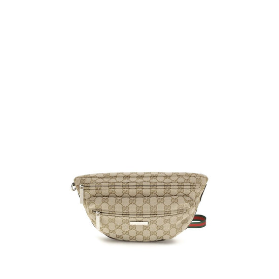 Gucci Beige Polyester Shoulder Bag - AW26 30x16cm - Front view