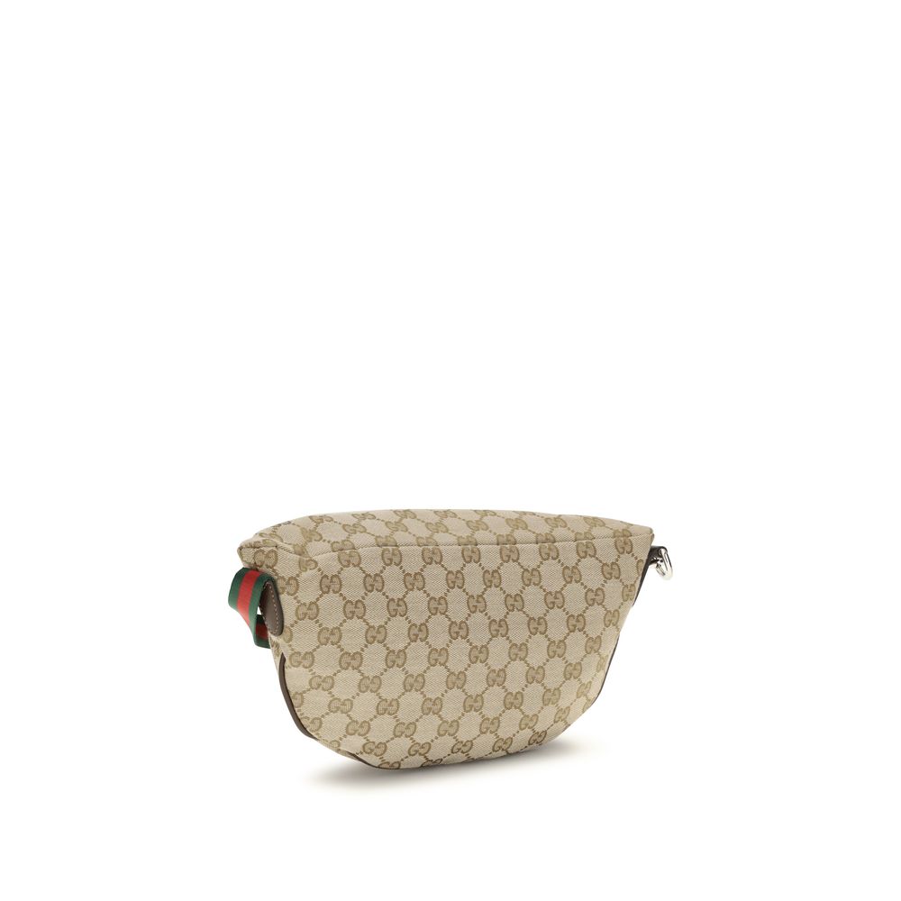 Gucci Beige Polyester Shoulder Bag - AW26 30x16cm - Back view