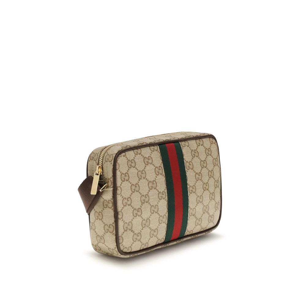 Gucci GG Fabric Web Stripe Shoulder Bag - Side view