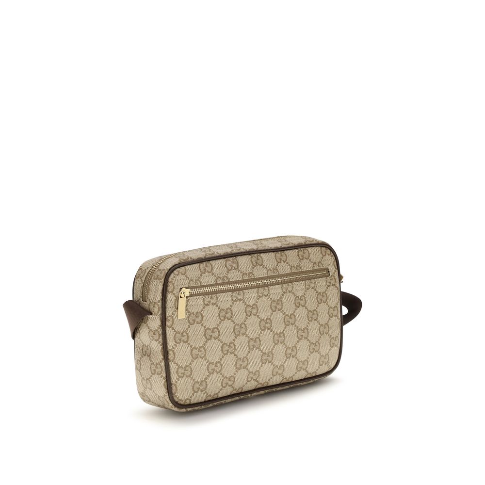 Gucci GG Fabric Web Stripe Shoulder Bag - Back view