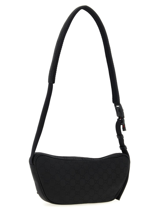 Gucci Black Polyester Crossbody Bag - Side view