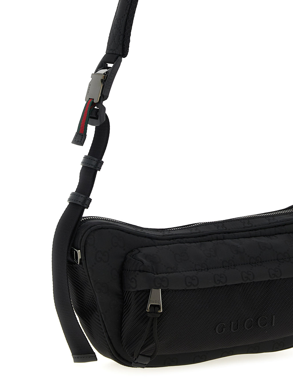 Gucci Black Polyester Crossbody Bag - Back view