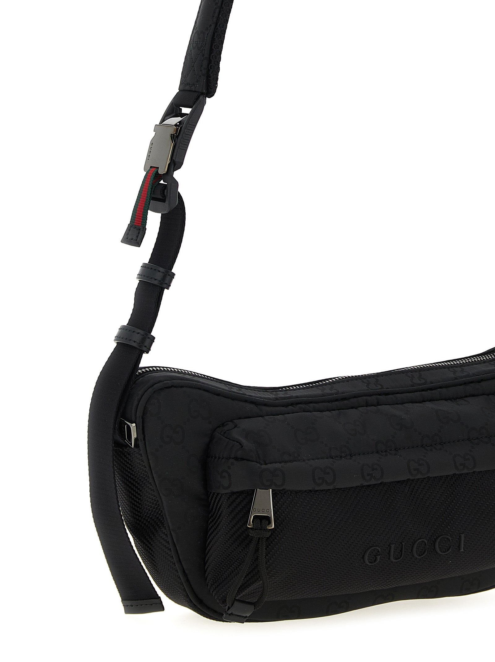 Gucci Black Polyester Crossbody Bag - Back view
