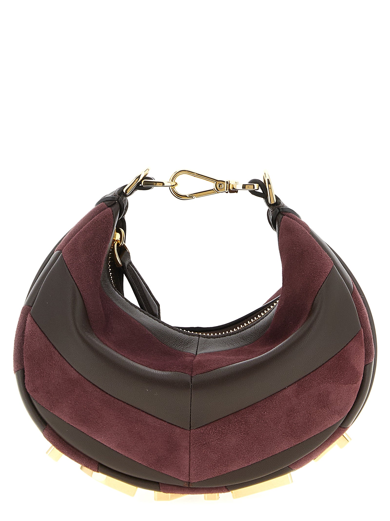 Fendi Multicolor Lamb Leather Handbag - Front view