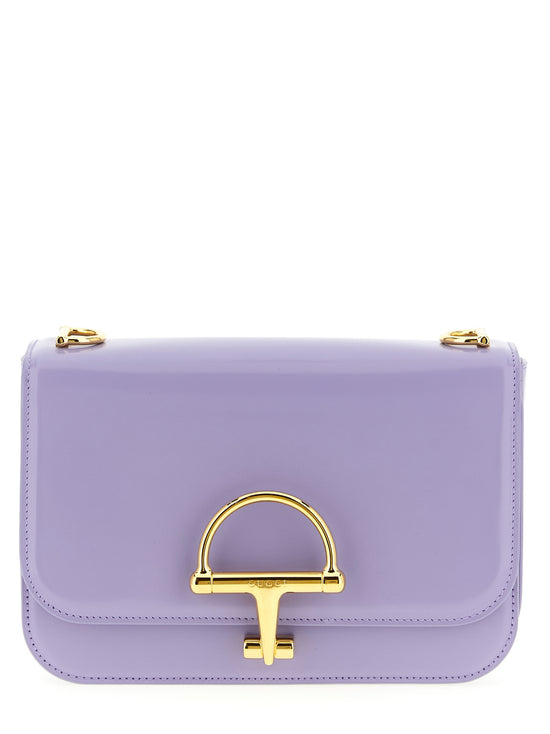 Gucci Purple Calfskin Shoulder Bag - Front view