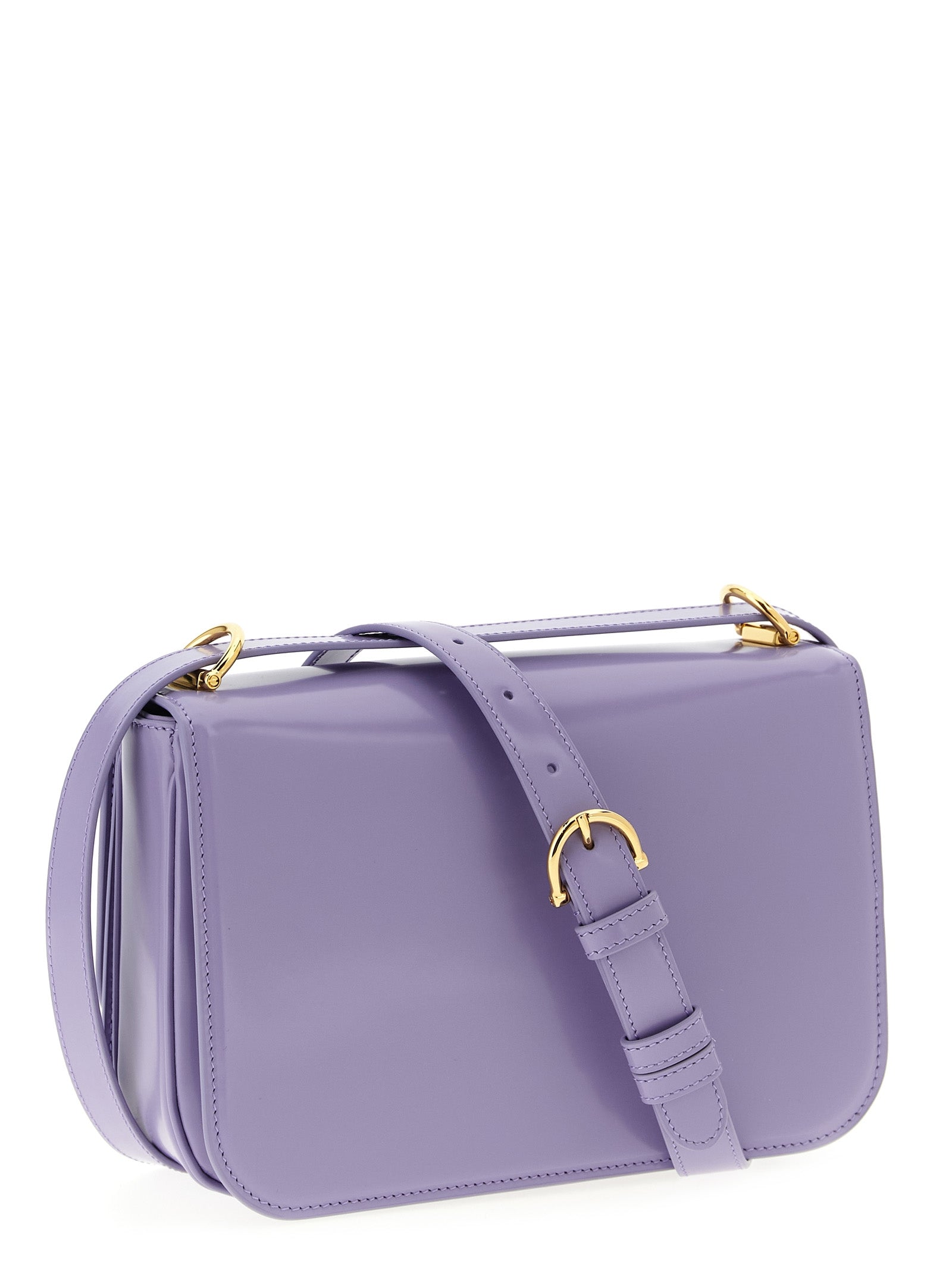 Gucci Purple Calfskin Shoulder Bag - Side view