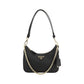 Prada Black Calf Leather Shoulder Bag - AW26 22x18cm - Front view