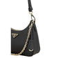 Prada Black Calf Leather Shoulder Bag - AW26 22x18cm - Detail view