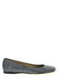 Loewe Black Goatskin Ballet Flats - Front view