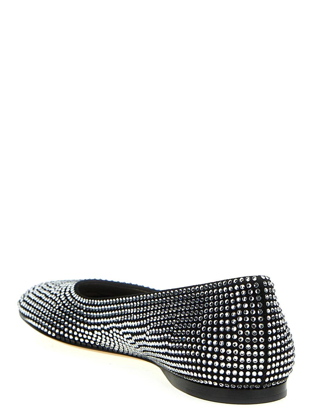 Loewe Black Goatskin Ballet Flats - Back view