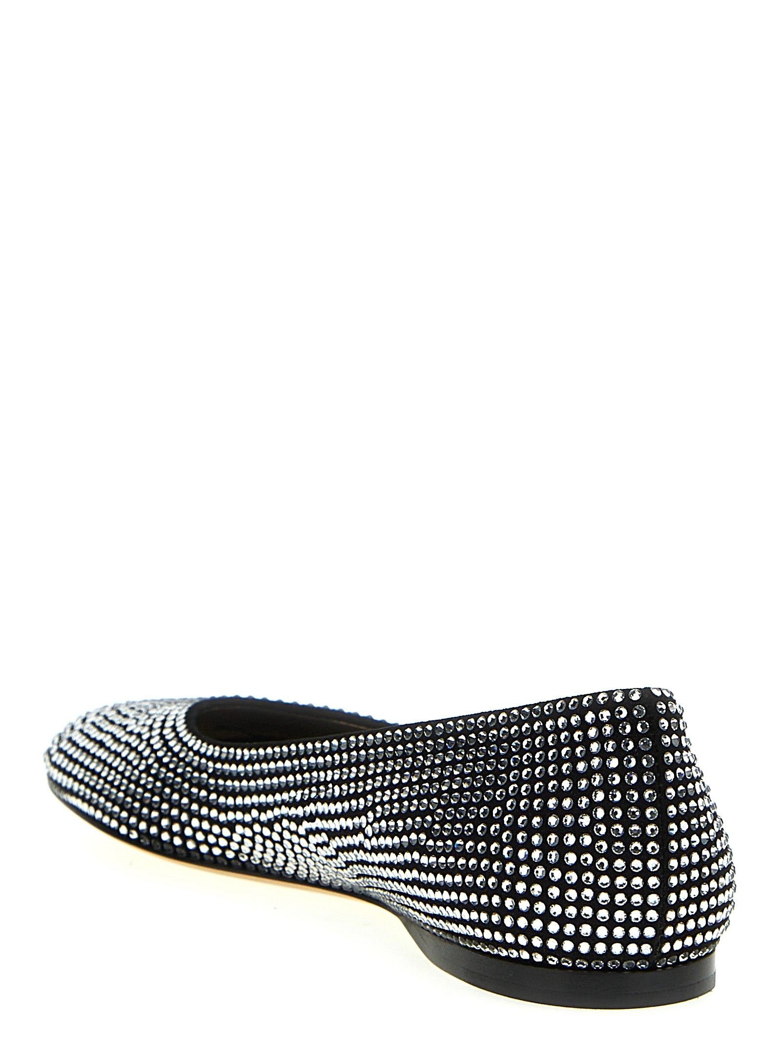Loewe Black Goatskin Ballet Flats - Back view