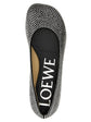Loewe Black Goatskin Ballet Flats - Detail view