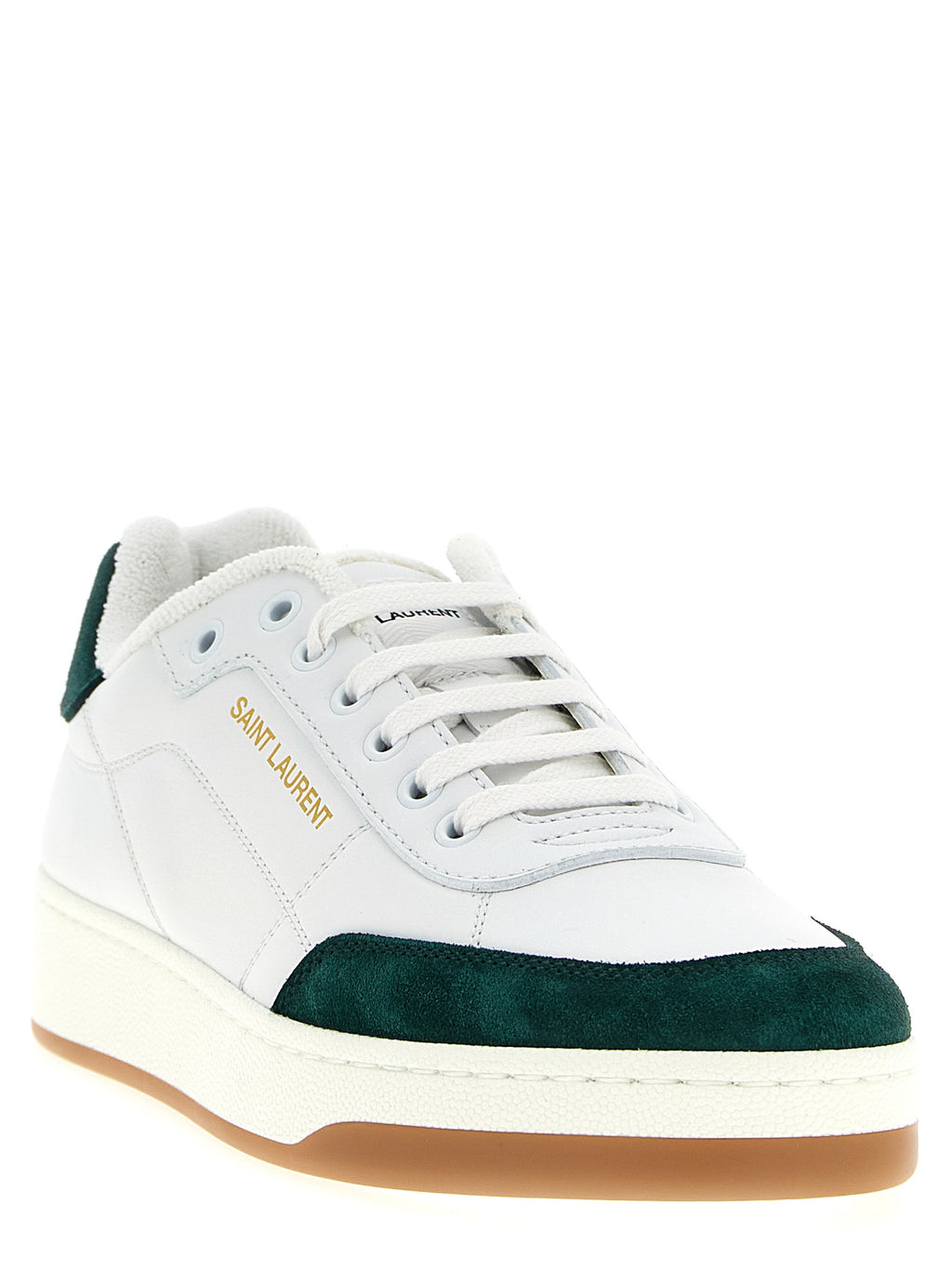 Saint Laurent SL/61 Leather Suede Sneakers - Side view