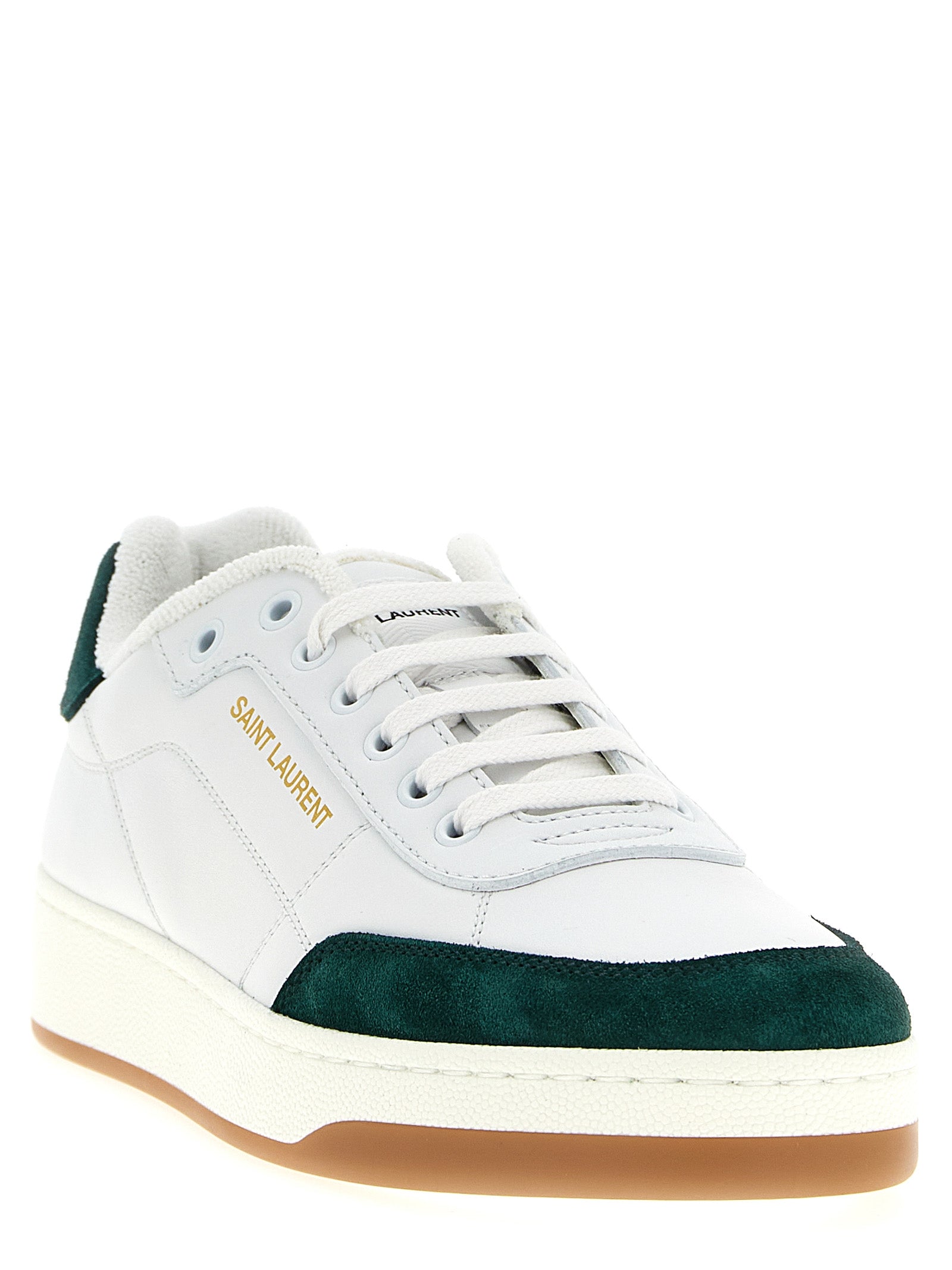 Saint Laurent SL/61 Leather Suede Sneakers - Side view