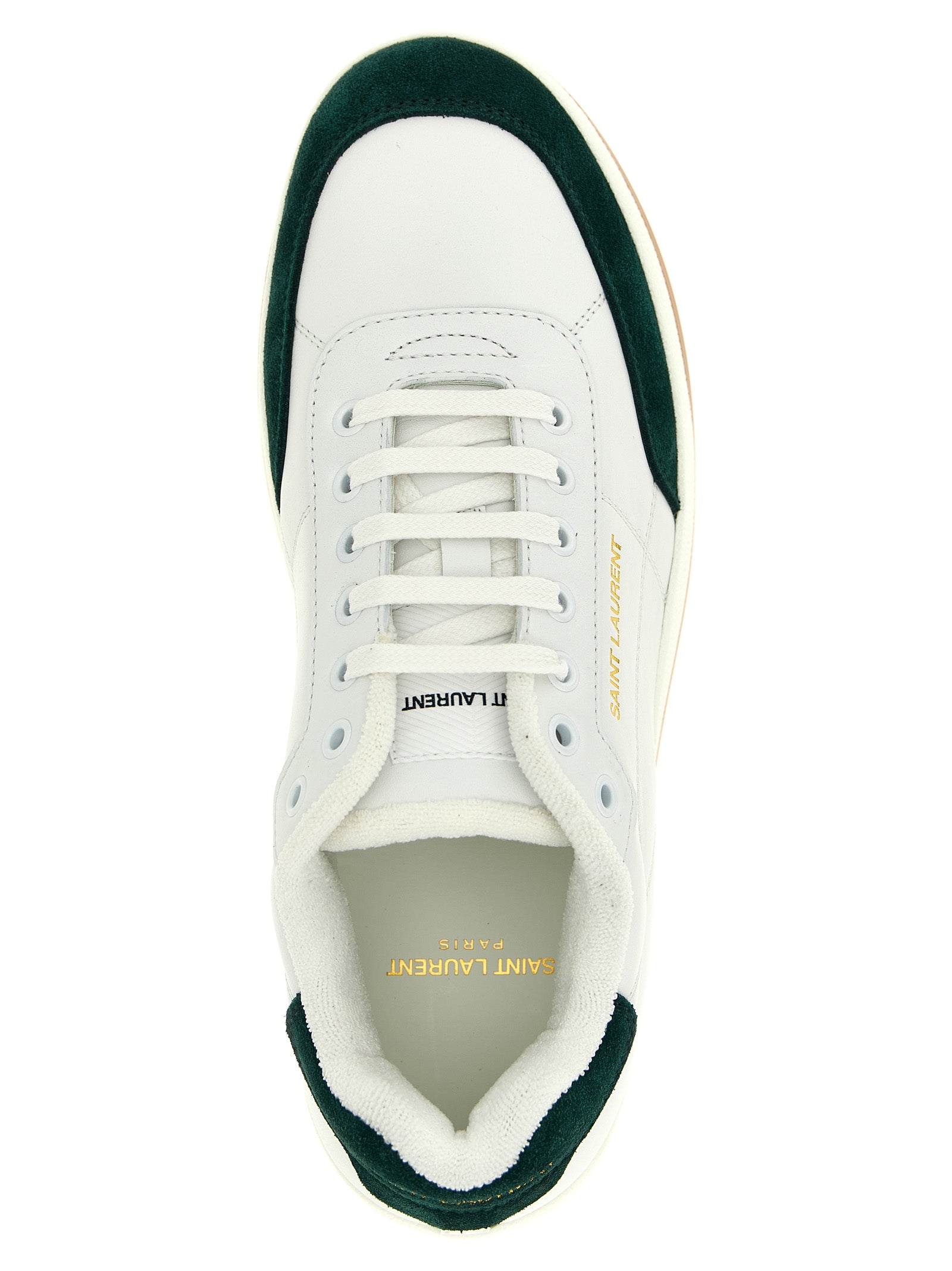 Saint Laurent SL/61 Leather Suede Sneakers - Detail view