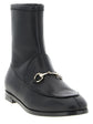 Gucci Black Lamb Leather Ankle Boots - Side view