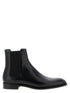 Saint Laurent Black Calfskin Chelsea Boots (Ref. SA323384) - Front view
