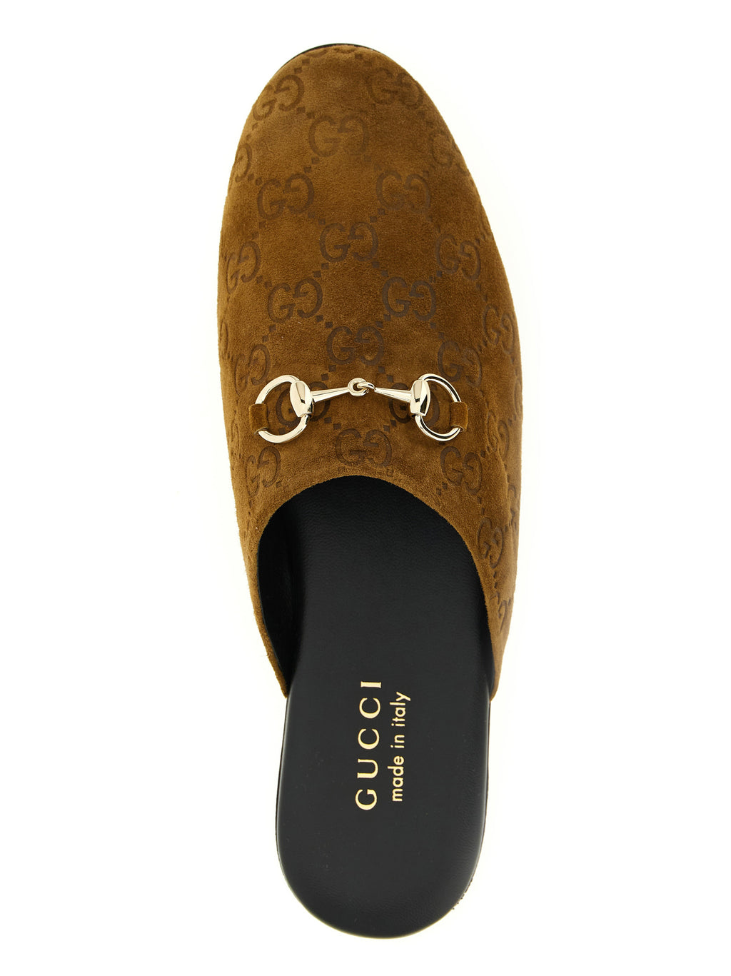 Gucci Brown Calfskin Mules - Detail view
