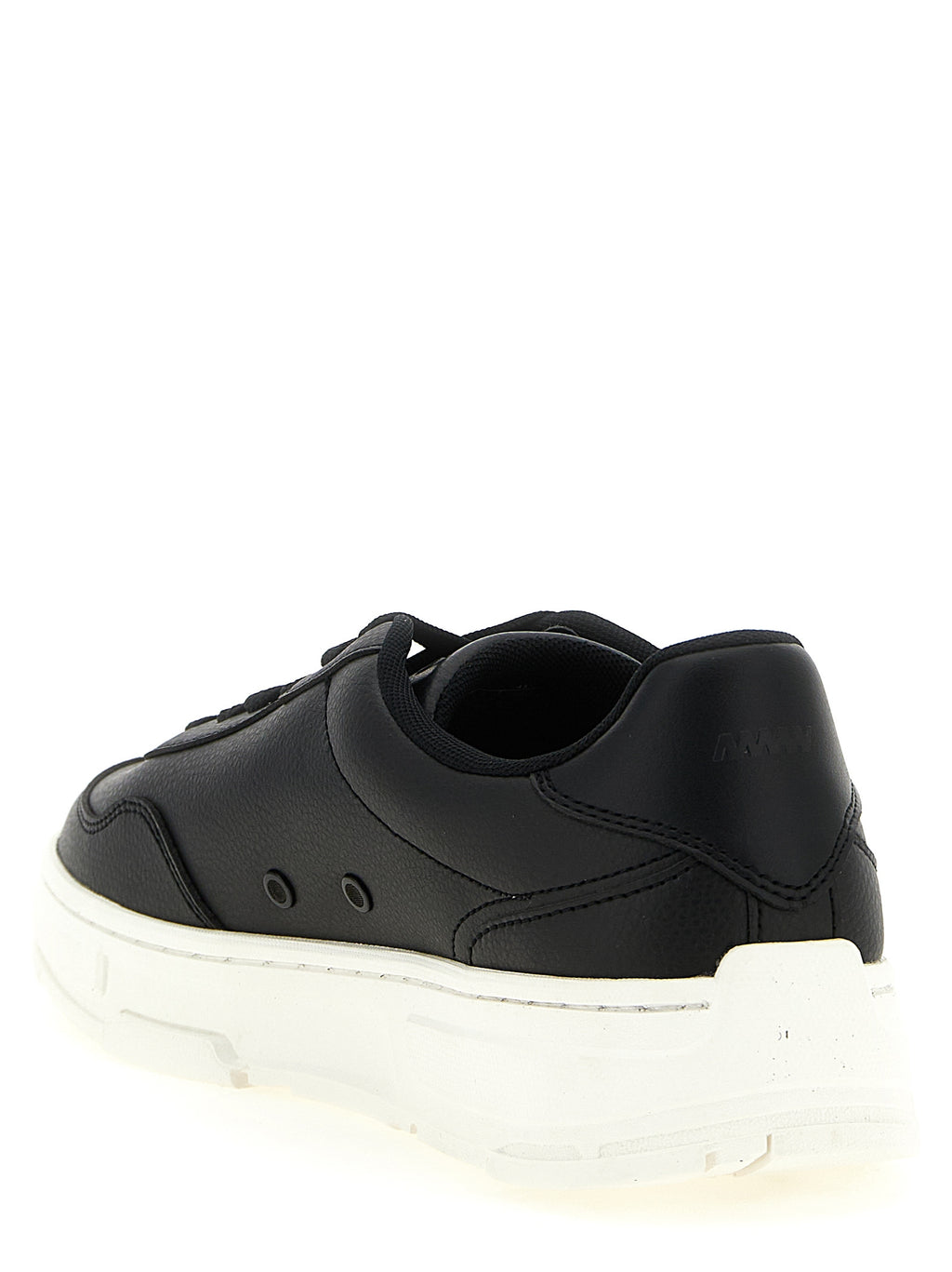 Hugo Boss Black Polyester Low Top Sneakers - Back view