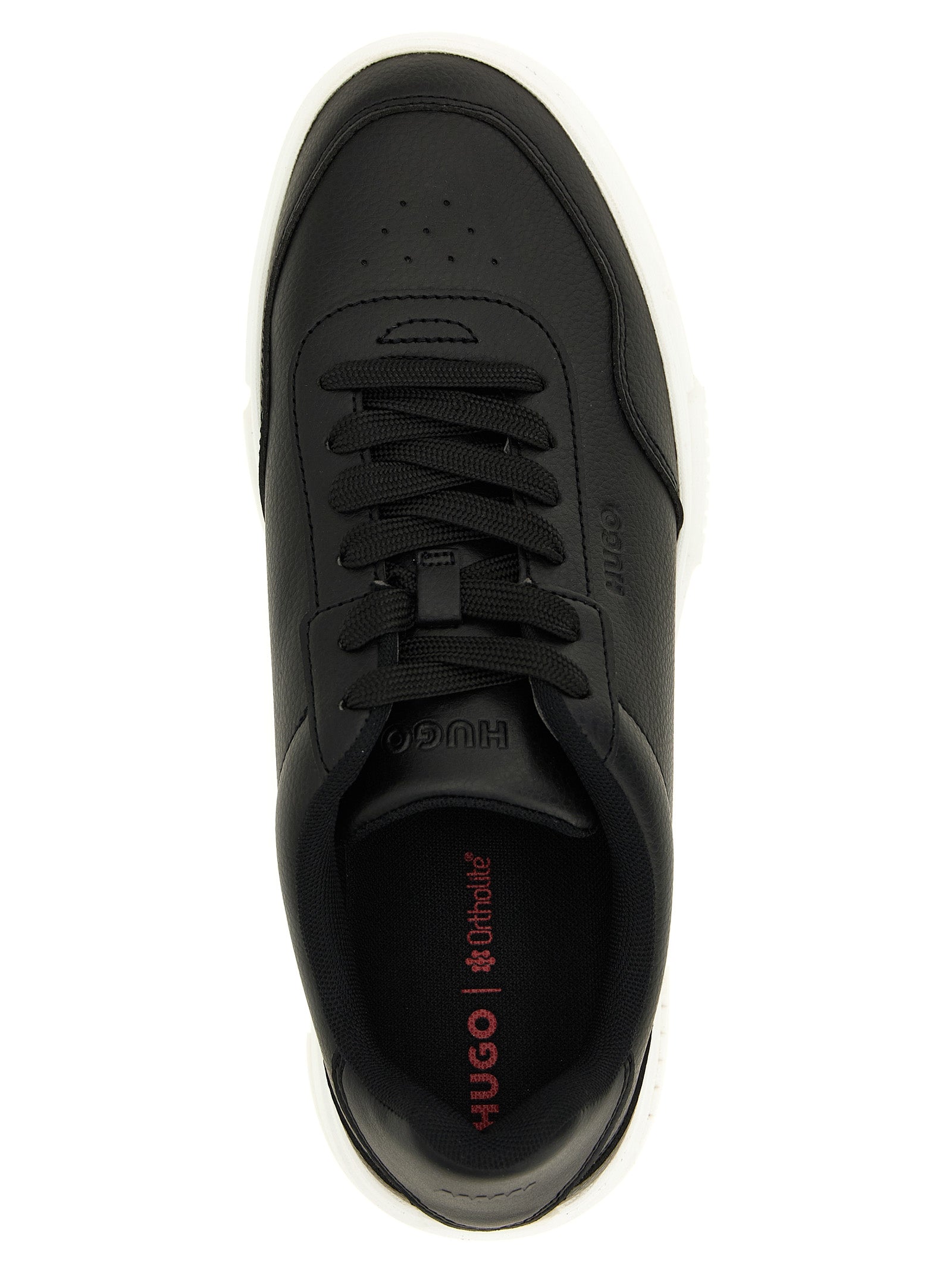 Hugo Boss Black Polyester Low Top Sneakers - Detail view