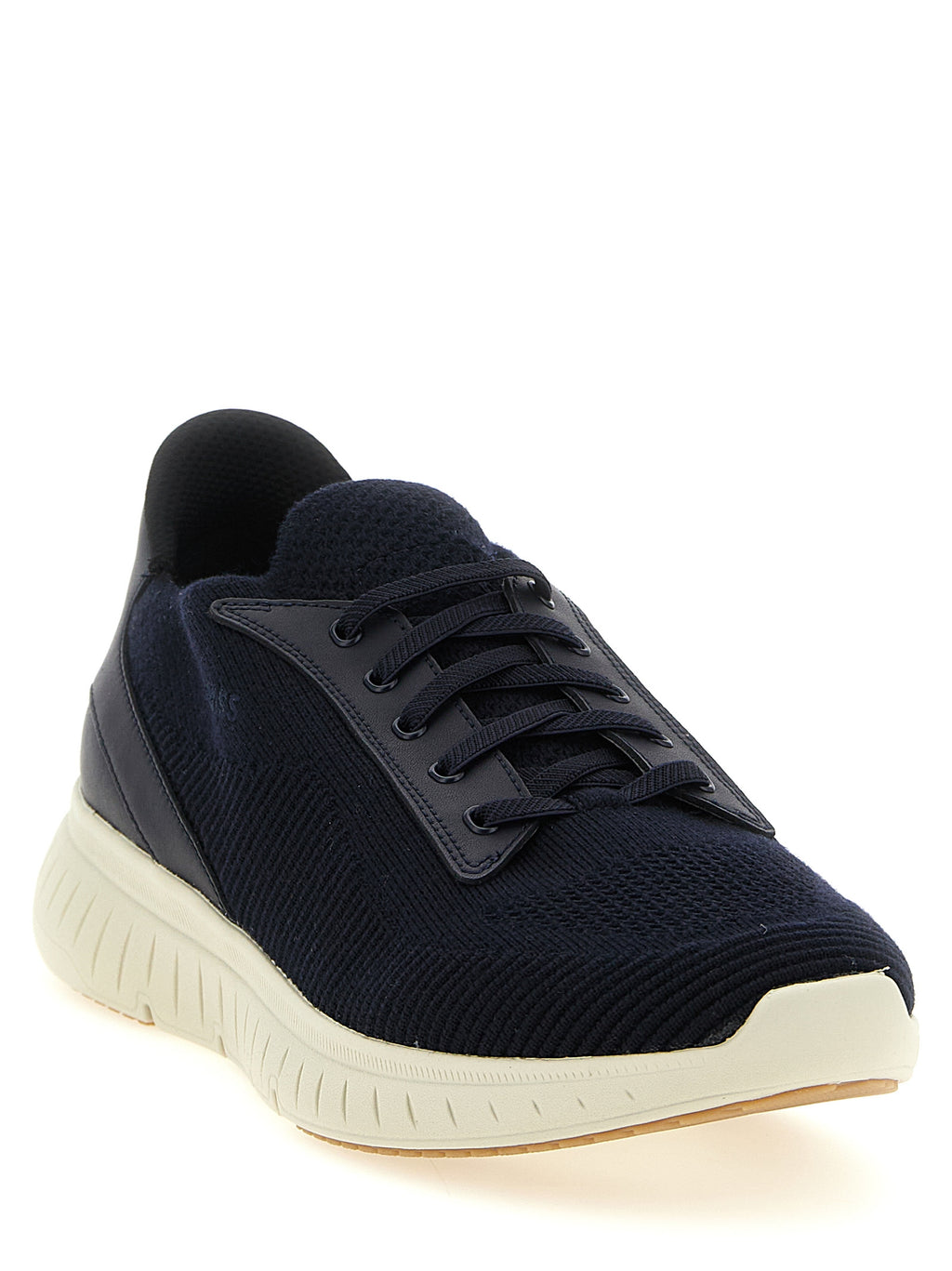 Hugo Boss Blue Cowhide Athletic Sneakers - Side view
