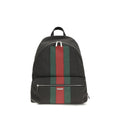 Gucci Black Fabric Backpack - Front view