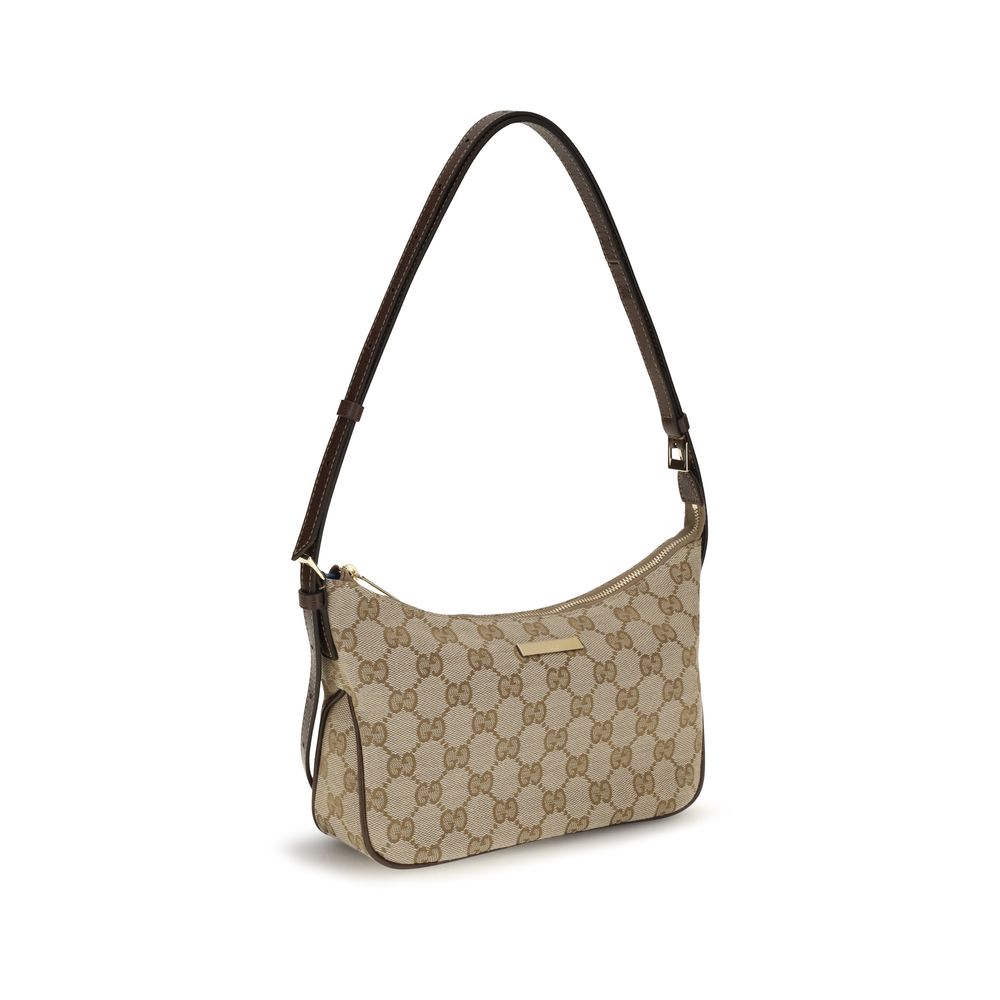 Gucci Beige Polyester Handbag - Side view