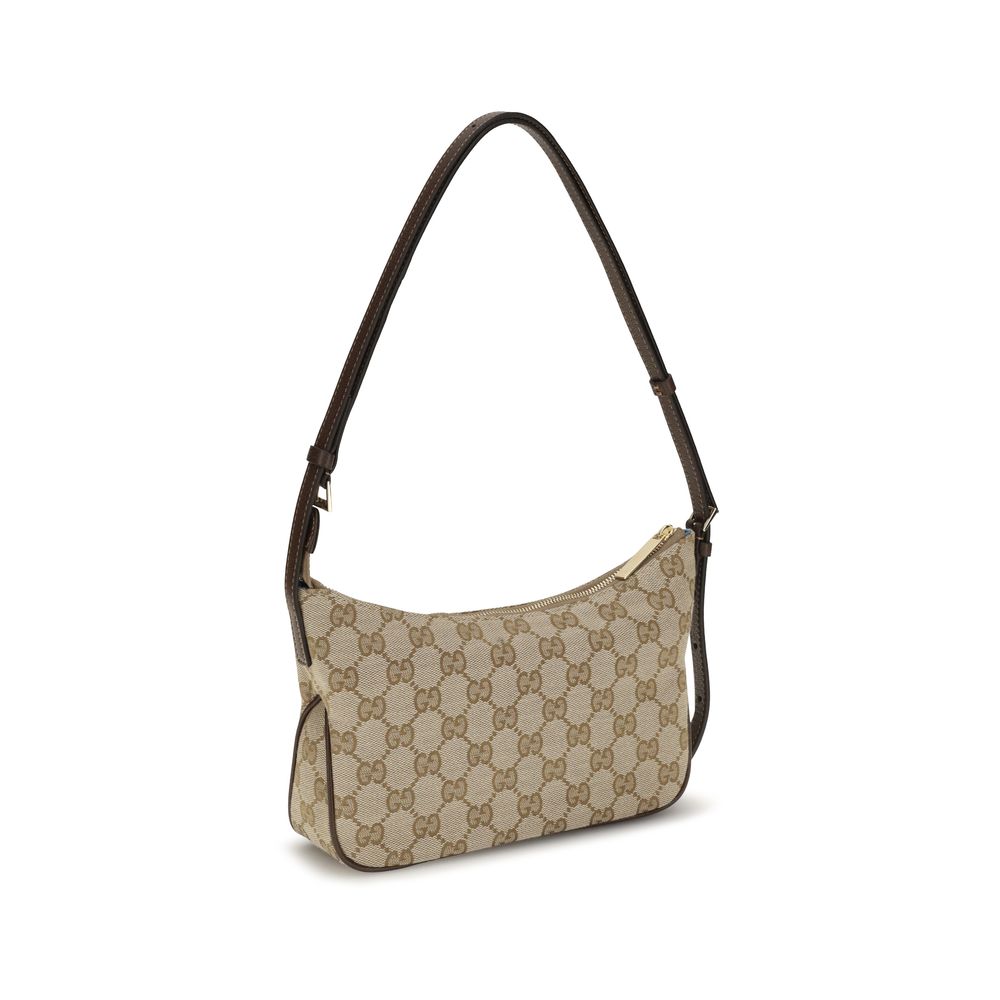 Gucci Beige Polyester Handbag - Back view