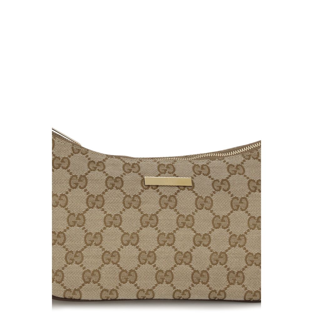 Gucci Beige Polyester Handbag - Detail view