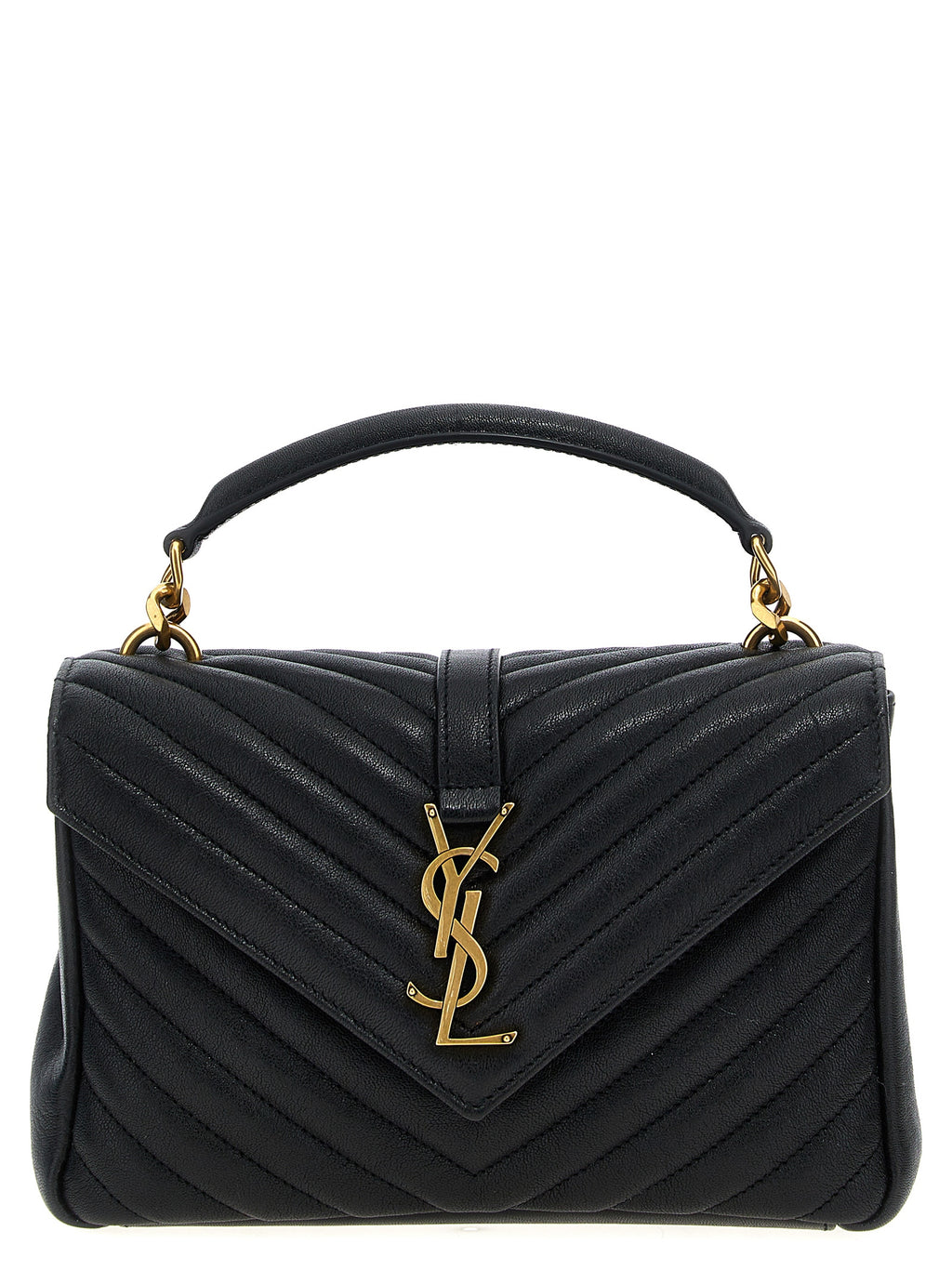 Saint Laurent Black Calfskin Crossbody Bag (Ref. SA234915BM) - Front view