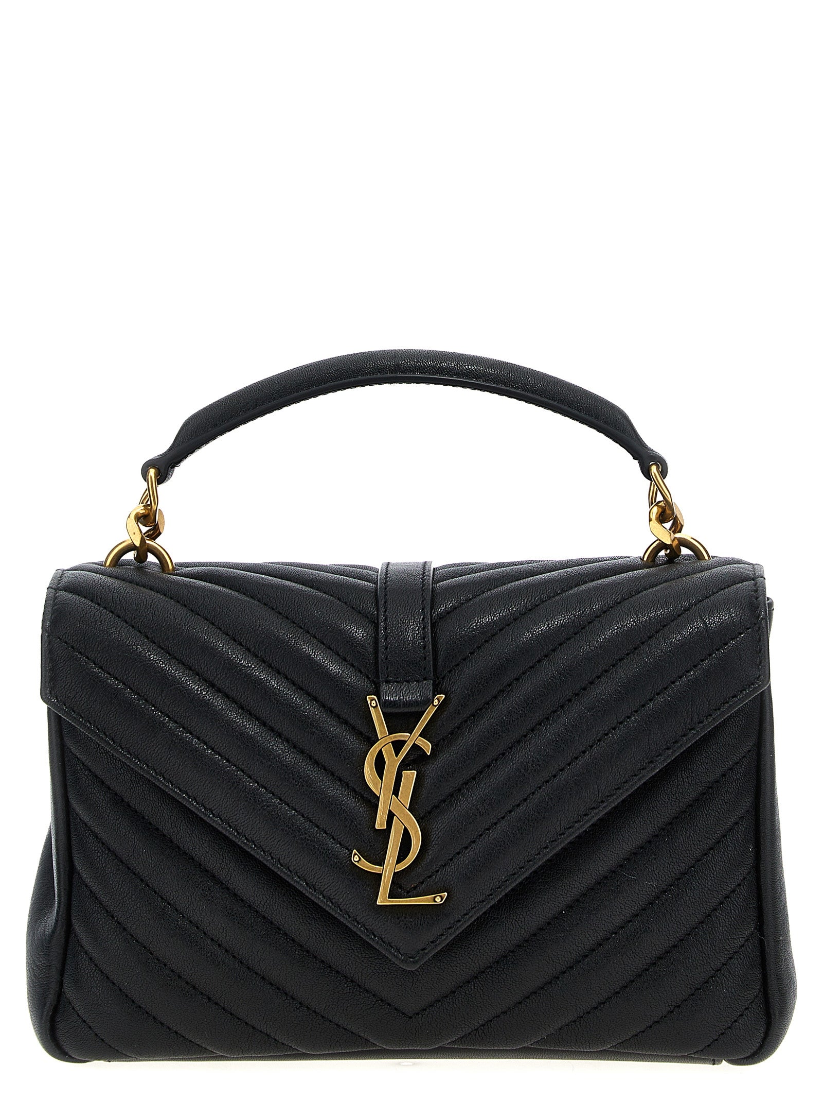 Saint Laurent Black Calfskin Crossbody Bag (Ref. SA234915BM) - Front view