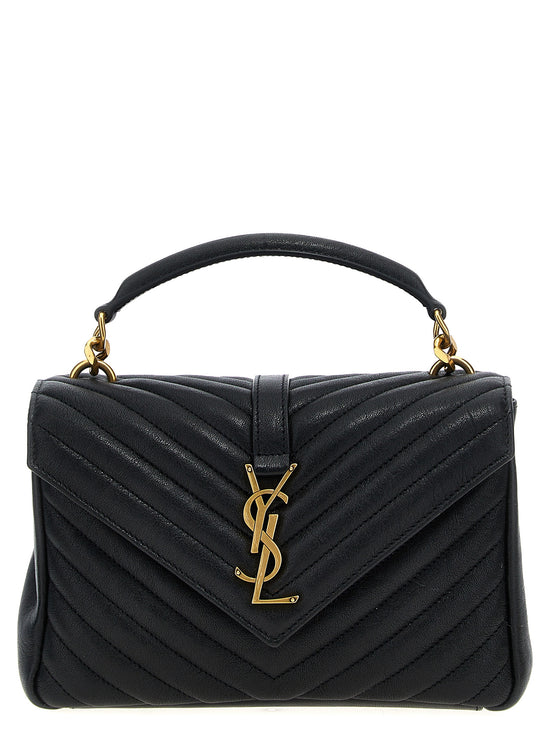 Saint Laurent Black Calfskin Crossbody Bag (Ref. SA234915BM) - Front view