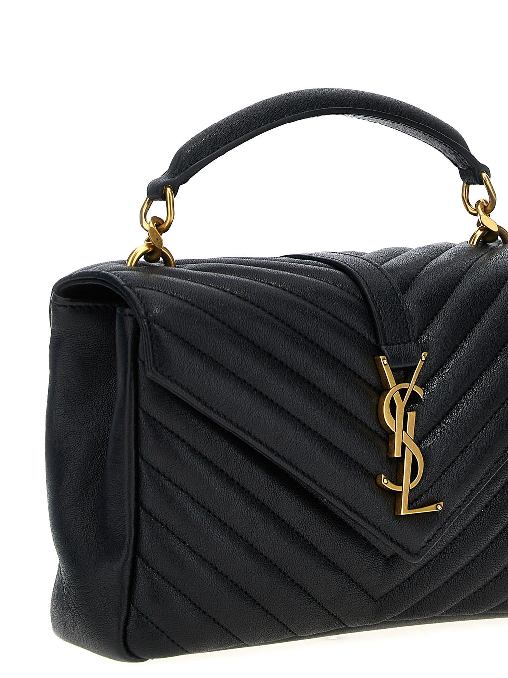 Saint Laurent Black Calfskin Crossbody Bag (Ref. SA234915BM) - Back view