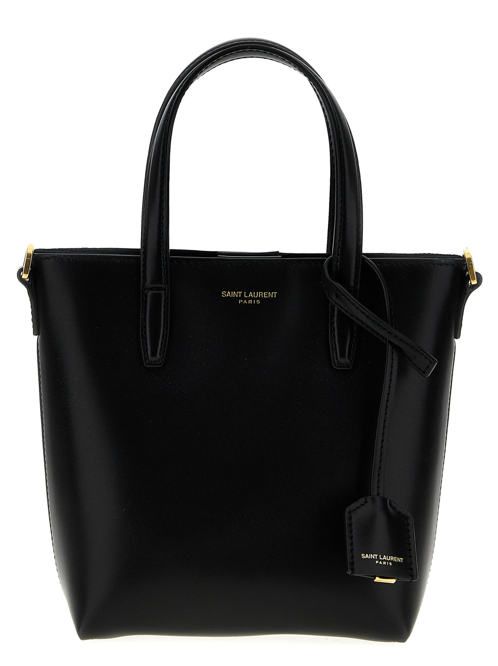 Saint Laurent Black Calfskin Tote Bag (Ref. SA287786BM) - Front view