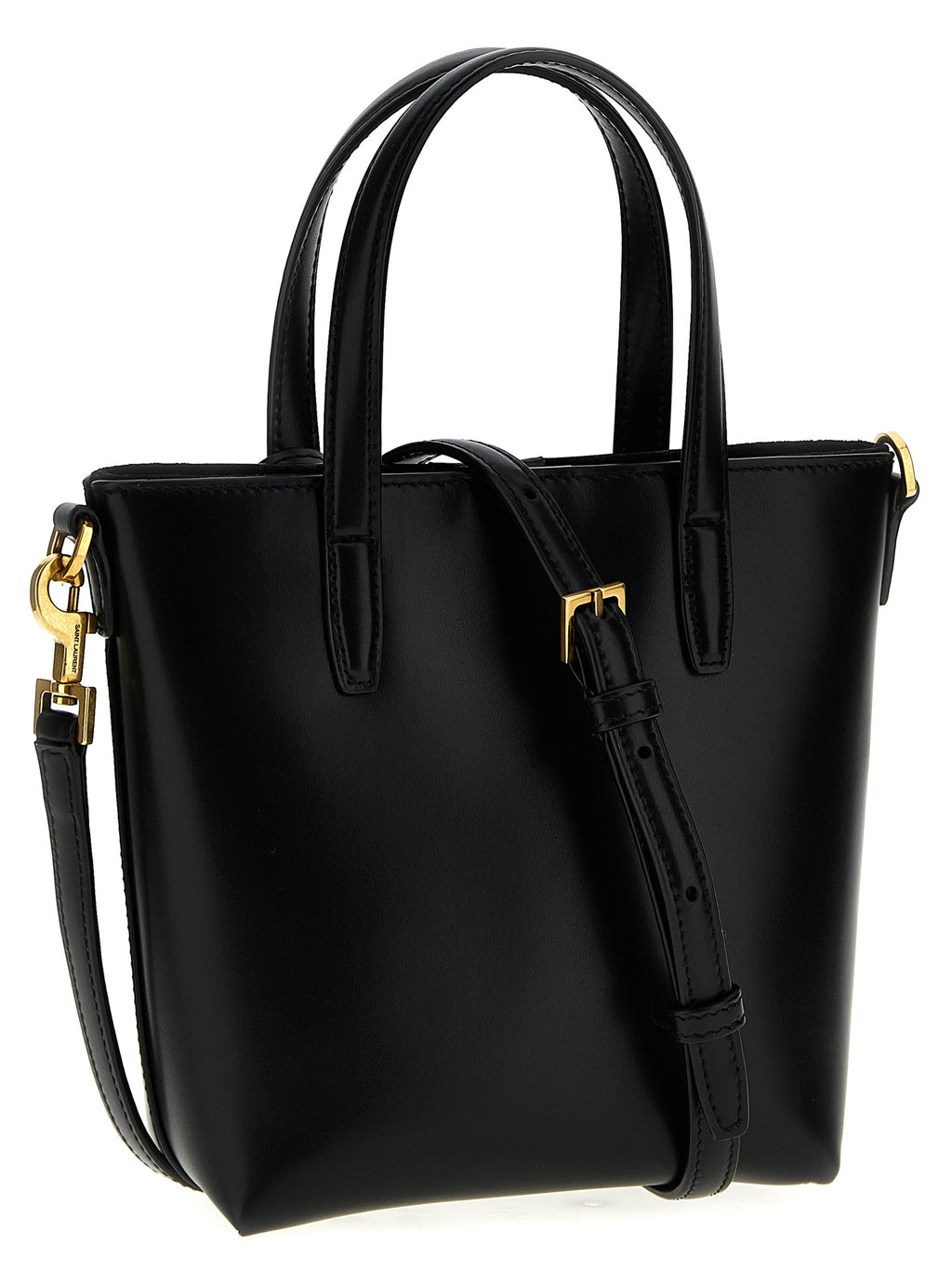 Saint Laurent Black Calfskin Tote Bag (Ref. SA287786BM) - Side view