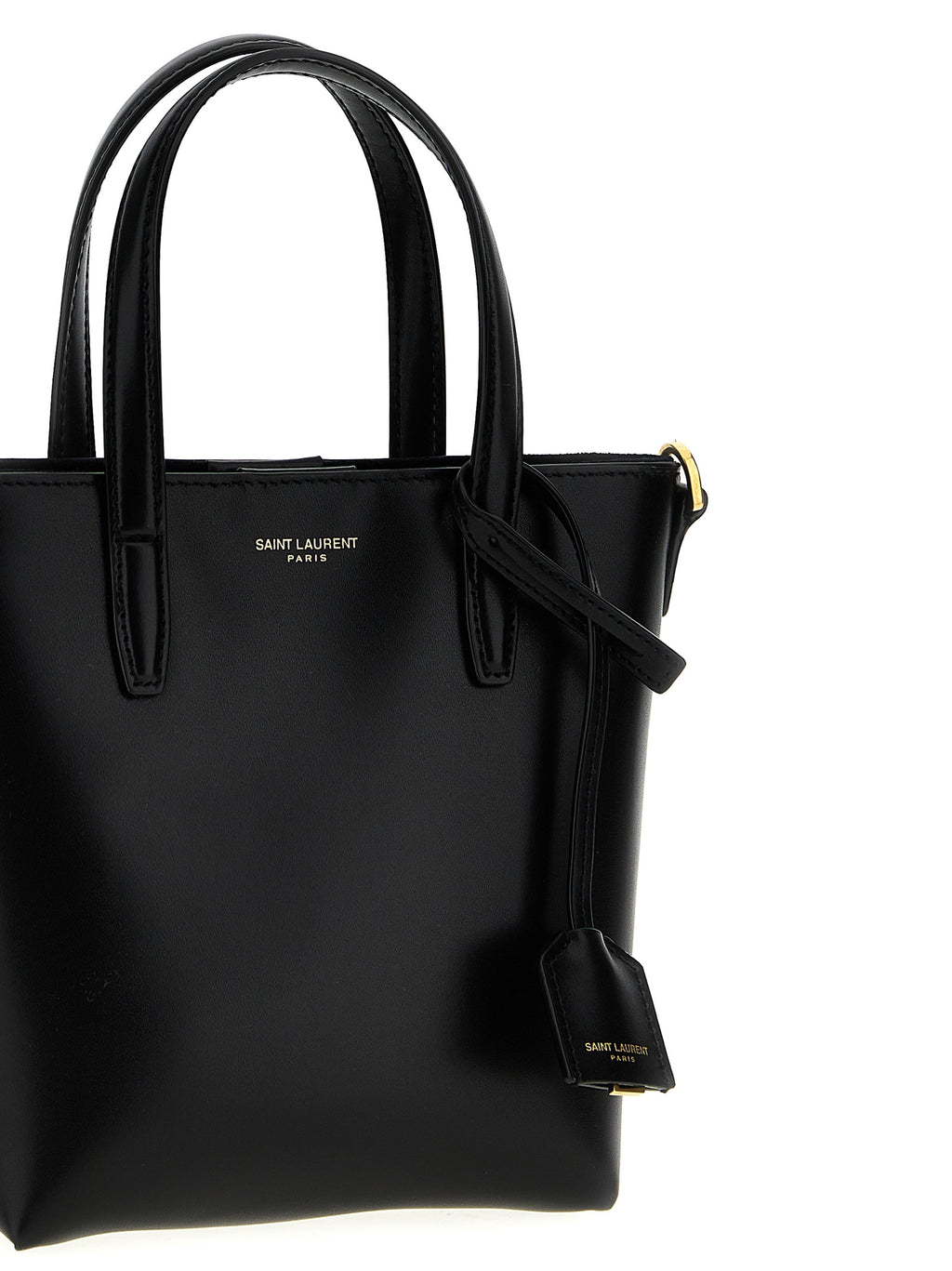 Saint Laurent Black Calfskin Tote Bag (Ref. SA287786BM) - Back view