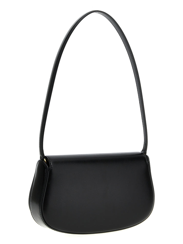 Saint Laurent Black Calfskin Shoulder Bag (Ref. SA287787BM) - Side view