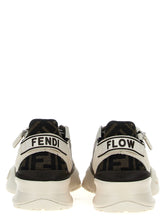 Fendi Multicolor Calf Leather Athletic Sneakers - Side view