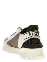 Fendi Multicolor Calf Leather Athletic Sneakers - Detail view