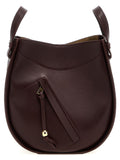 Loewe Bordeaux Calfskin Crossbody Bag - Front view