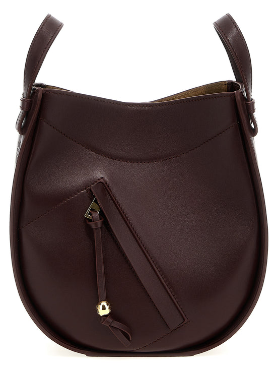 Loewe Bordeaux Calfskin Crossbody Bag - Front view