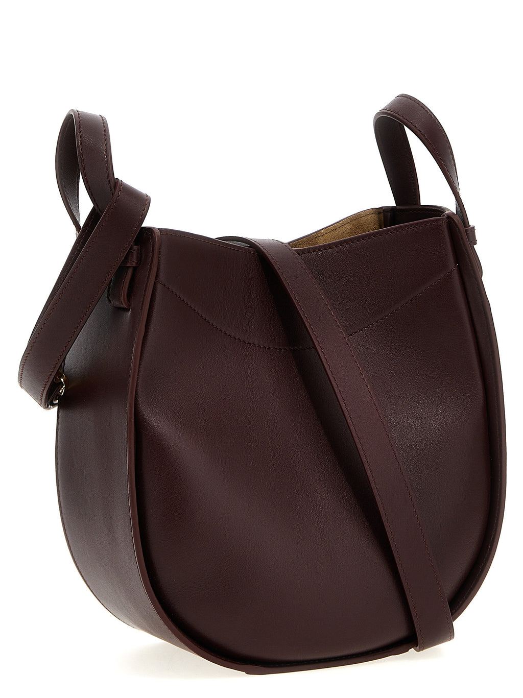 Loewe Bordeaux Calfskin Crossbody Bag - Side view