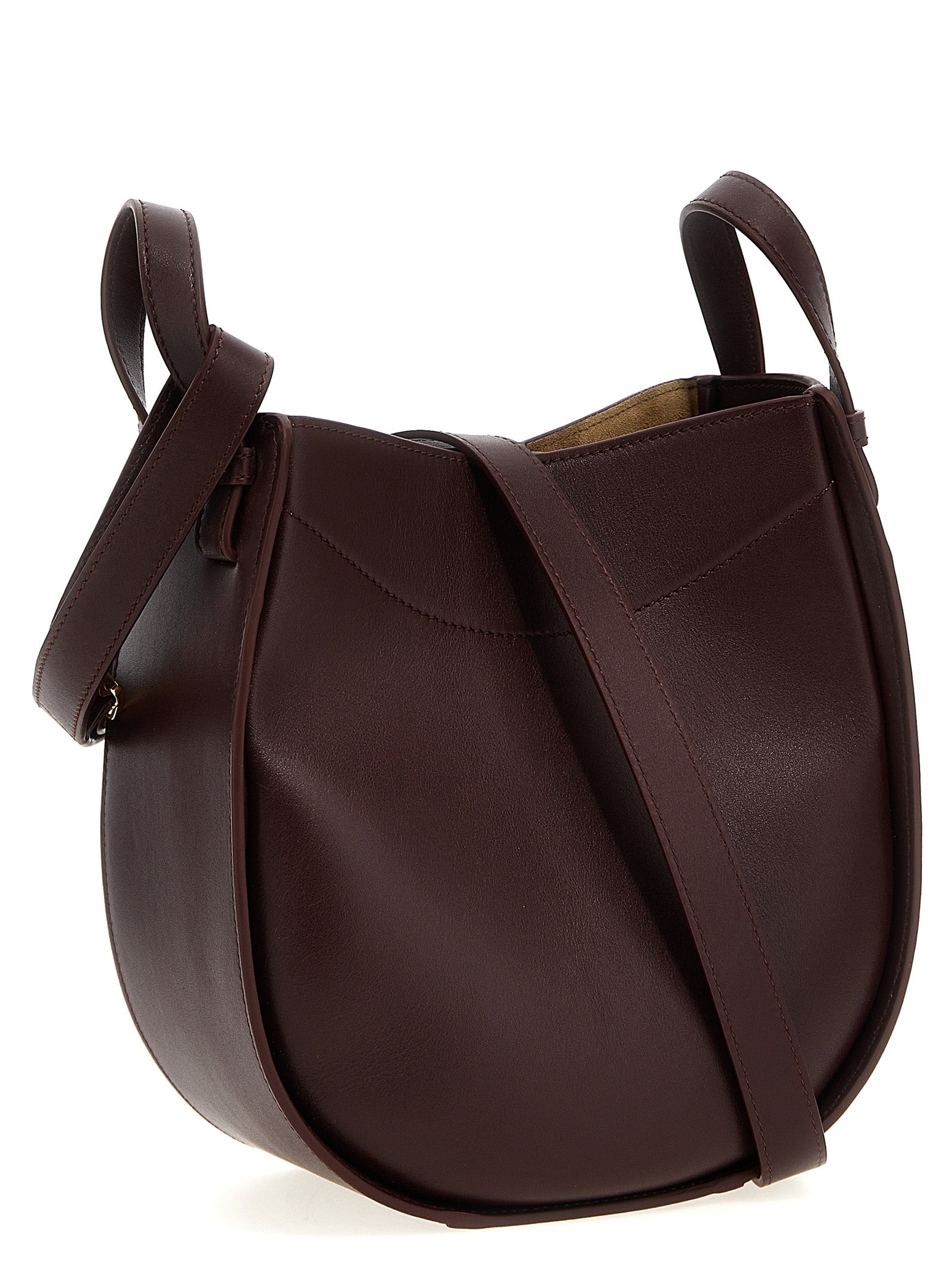 Loewe Bordeaux Calfskin Crossbody Bag - Side view