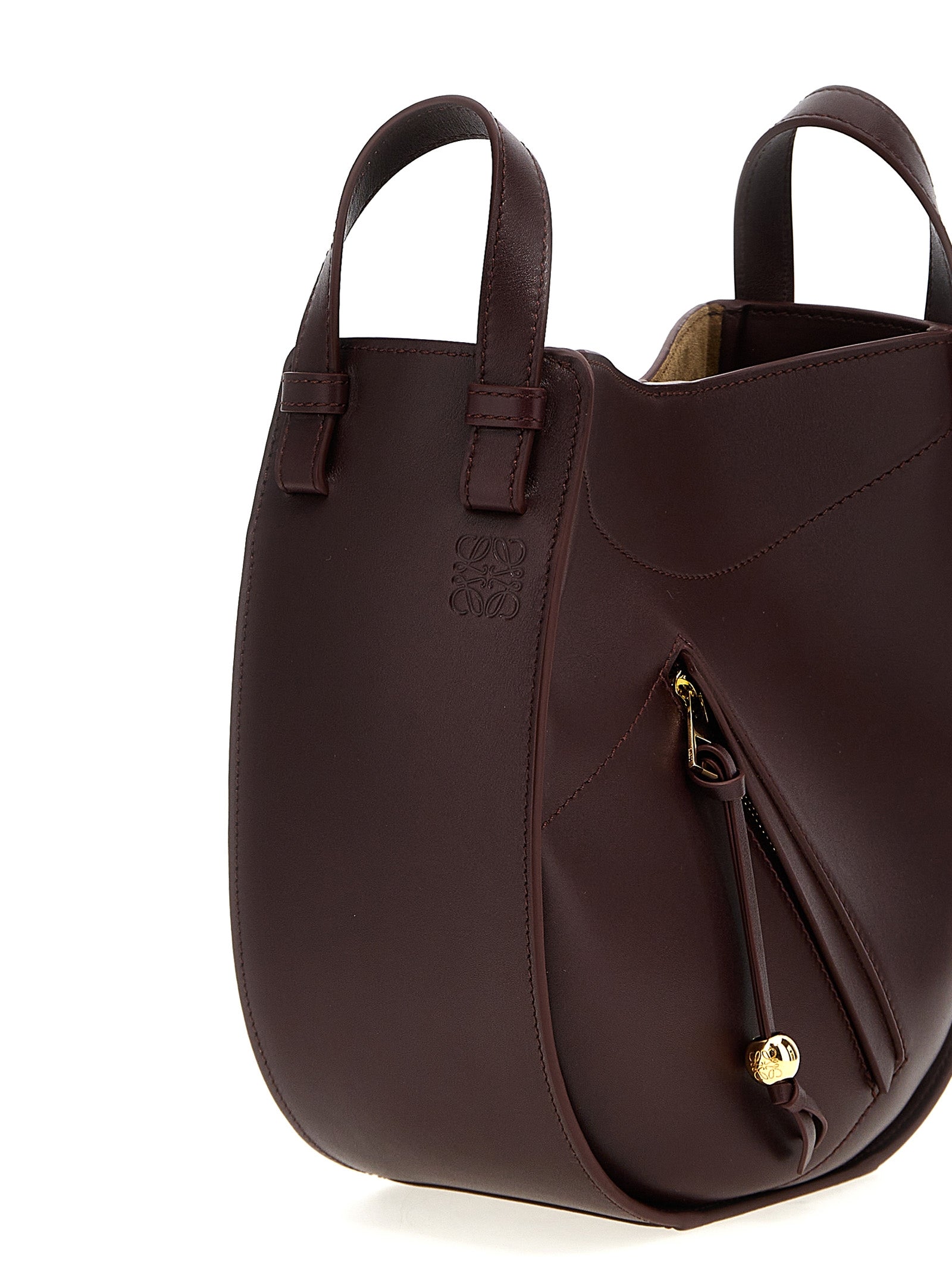 Loewe Bordeaux Calfskin Crossbody Bag - Back view