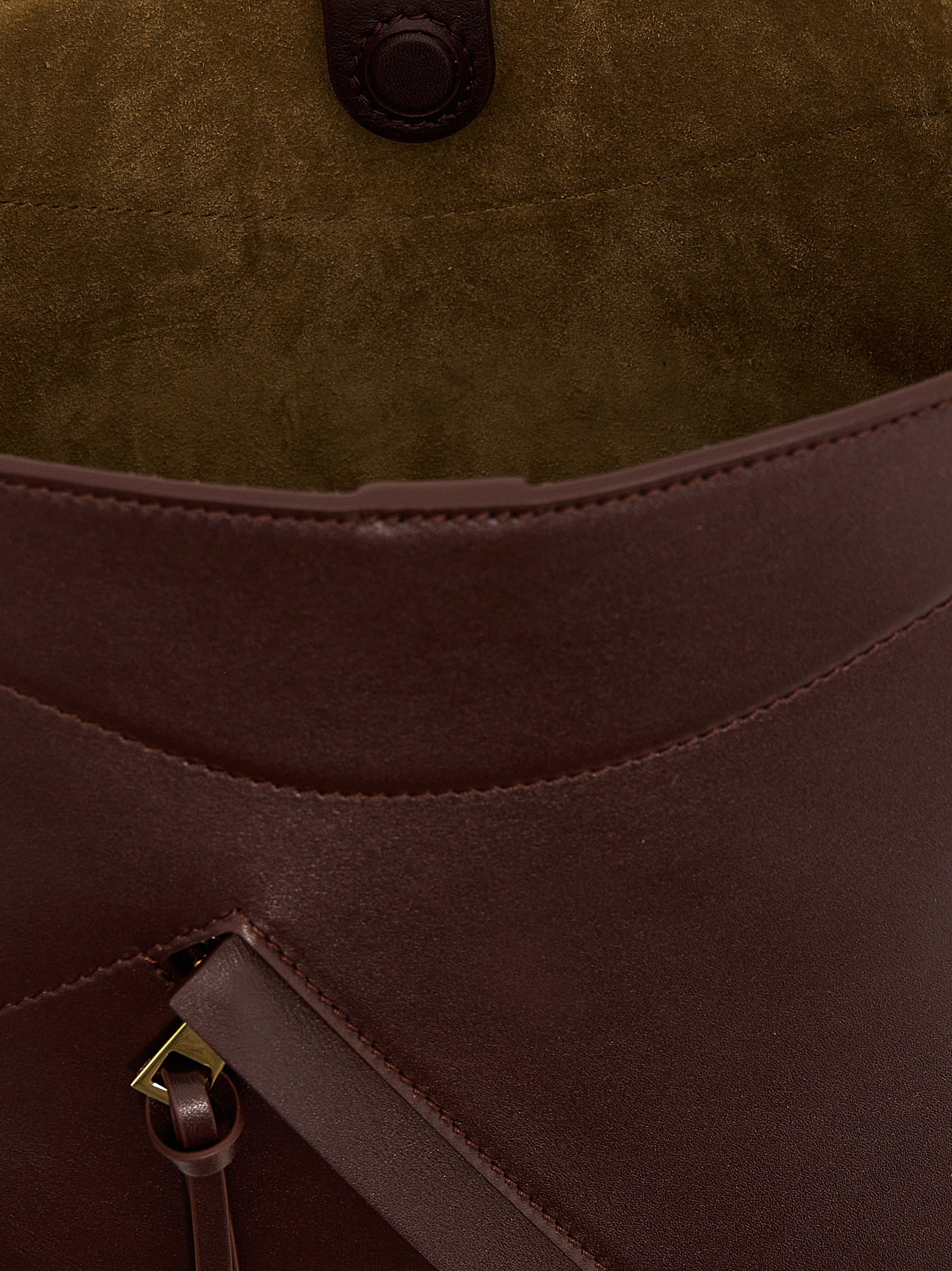 Loewe Bordeaux Calfskin Crossbody Bag - Detail view