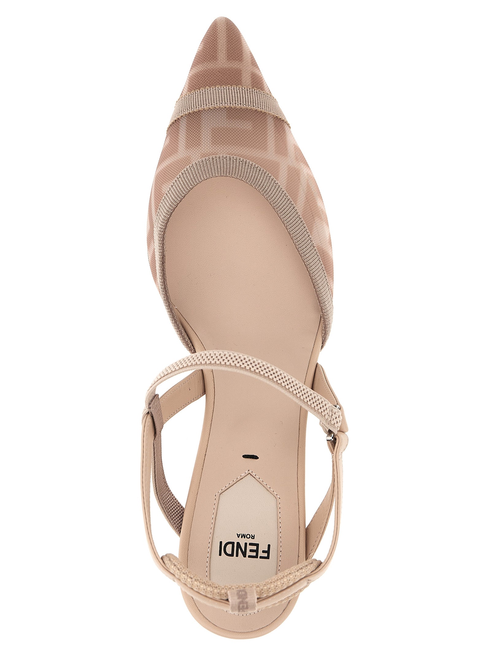 Fendi Multicolor Polyamide Mid Heel Pumps - Detail view