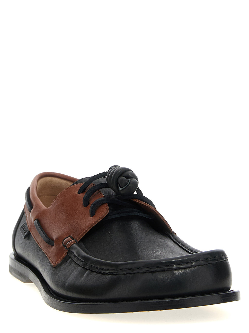 Loewe Multicolor Calfskin Slip On Loafers - Side view