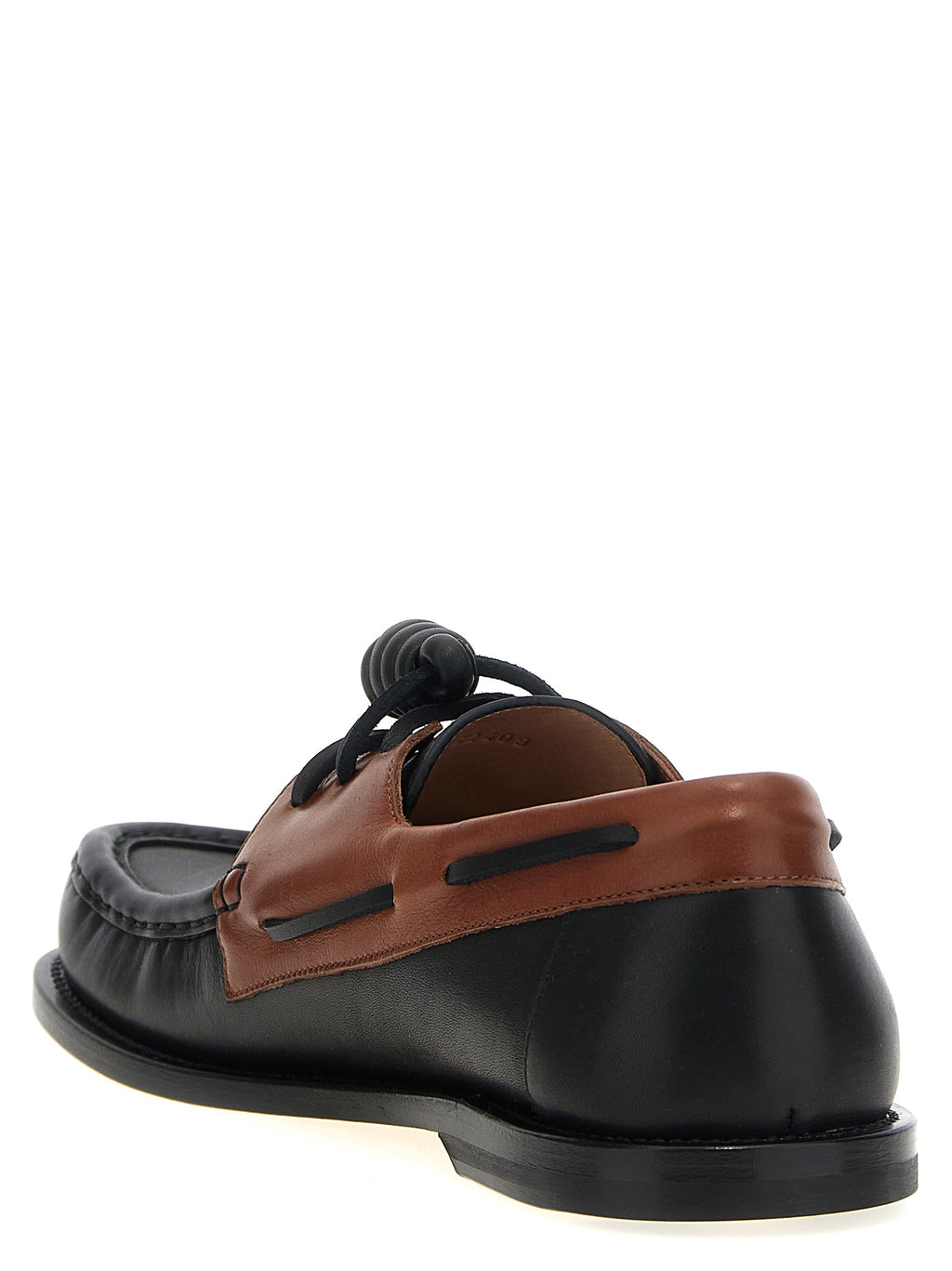 Loewe Multicolor Calfskin Slip On Loafers - Back view