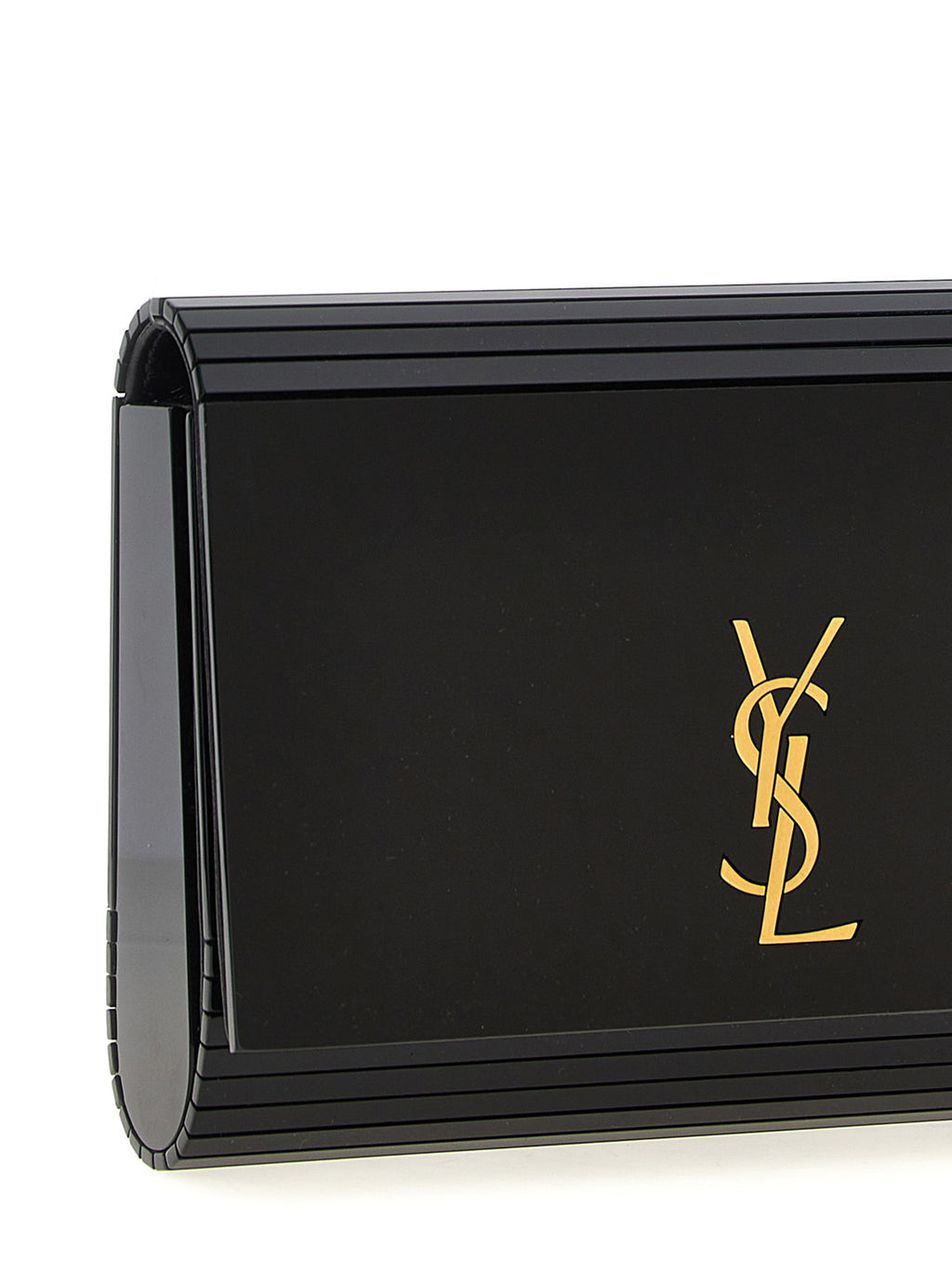 Saint Laurent Black Plexiglass Crossbody Bag - Back view